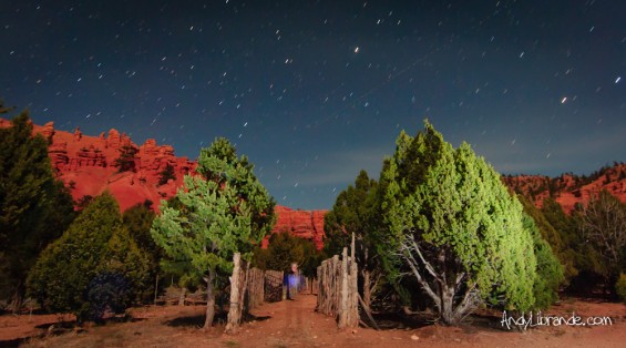 Castro Canyon Utah BLM at Night