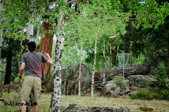 Hole3 Approach at Bailey Disc Golf Course