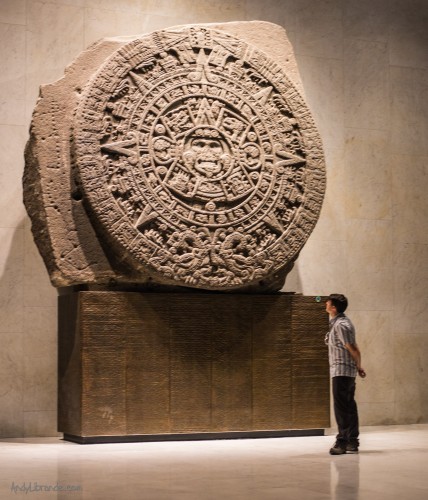 Aztec Calendar Stone in the National Museum of Anthropology